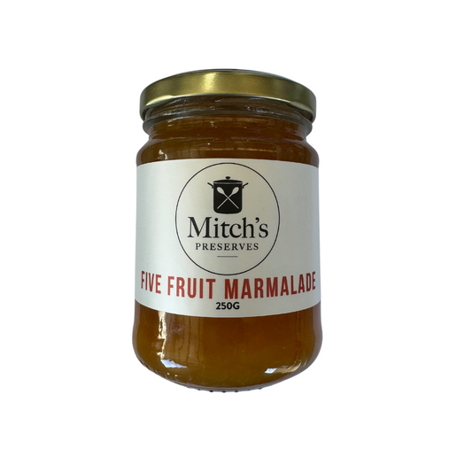 Mitch's Preserves Five Fruit Marmalade 250g JAR