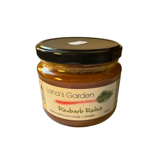 Lana's Garden Rhubarb Relish 300g JAR